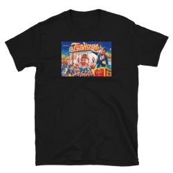 williams pinball, funhouse pinball, fun printed t-shirt8753