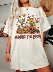 winnie the pooh halloween shirt, pooh and friends halloween shirt, cute fall sweatshirt, pooh bear halloween shirt, pigl