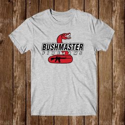 Bushmaster Guns Firearms Logo Men's Grey T-shirt Size S-5xl3886