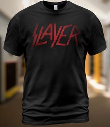 Cotton T-shirt Slayer World Painted Blood Album Tee Kerry King Tom Araya6641