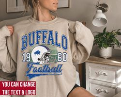 Buffalo Football Sweatshirt , Buffalo Football shirt , Vintage Style Buffalo Football Sweatshirt , Buffalo Fan Gift , Su