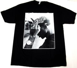 2pac T-shirt Tupac Shakur Rap Hip Hop Tee Adult Black Tee New6168