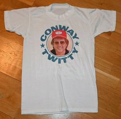 1977 Conway Twitty Graphic Vintage Cotton White Unisex S-4xl T-shirt Ne3452543