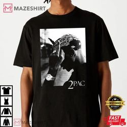 2Pac Tupac Shakur Rapper 90s Hip Hop Gangsta Merch Vintage T-Shirt