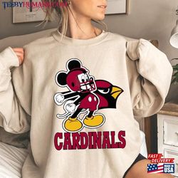 Arizona Football Mickey Shirt Cardinals Nfl Sweatshirt Unisex