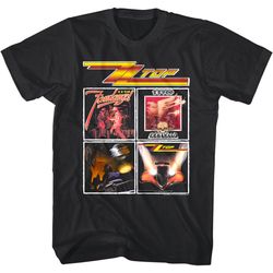 Zz Top Best Albums Men's T-shirt Fandango Deguello Eliminator Recycler2955