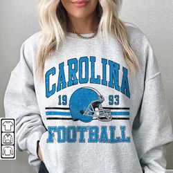 Carolina Football Sweatshirt, Shirt Retro Style 90s Vintage Unisex Crewneck, Graphic Tee Gift For Football Fan Sport L14