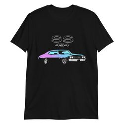1970 Chevy Chevelle 454 Ss Ls6 Miami Nights Edition Muscle Car Owner T-shirt1189