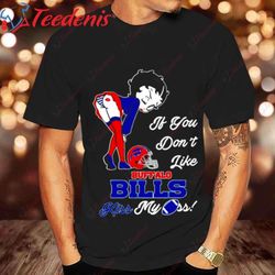 Betty Boops Message for Buffalo Bills Detractors T-Shirt, Best Gifts For Bills Fans