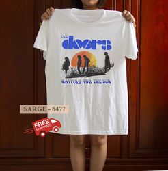 1970s The Doors Waiting For The Sun Unisex T-shirt Size S-5xl Free Shipping6526