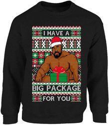 barry wood christmas sweater - meme ugly christmas sweater for men women - barry merry christmas