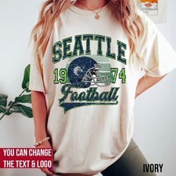 Comfort Colors Seattle Football Shirt, Seattle Football Sweatshirt, Vintage Style Seattle Football shirt, Seattle sweate