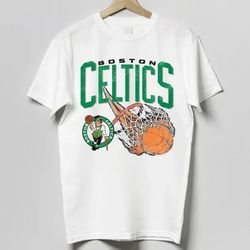 Boston Celtics Vintage Basketball Fan Shirt Gift Friend Family Collection