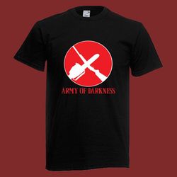 Army Of Darkness Horror Movie Men's Black T-shirt Size S-5xl5303