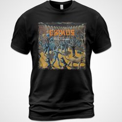 Cotton T-shirt King Crimson Cirkus Album Tee Robert Fripp Mel Collins Tony Levin1646