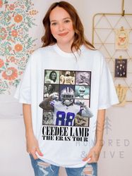 CeeDee Lamb The Era Tour Shirt, Vintage CeeDee LambT-Shirt, America Football Sweatshirt, Football Fan Gifts