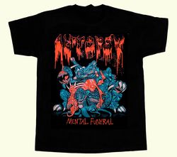 Autopsy Band Mental Funeral Album Music T Shirt Black Cotton Size S To 4xl Hng775553
