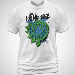 Cotton Unisex T-shirt Blink-182 Icon Music Shirt Mark Hoppus Tom Delonge2702