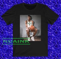 Bill Russell T-shirt Size S To 3xl6314