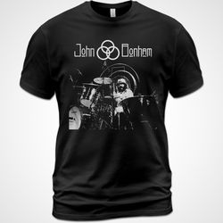 Cotton T-shirt Led Zeppelin John Bonham Album Tee Robert Plant Jimmy Page9871