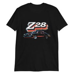 Black 1978 Camaro Z28 T-tops Muscle Car Collector Cars Short-sleeve T-shirt4534