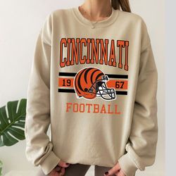 Cincinnati Football Sweatshirt  Vintage Style Cincinnati Football Sweatshirt  Cincinnati Sweatshirt  Sunday Football Swe