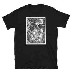 Witches Take Flight, Blessed Be The Knife, Sorrow Be The Time, Printed T-shirt8666