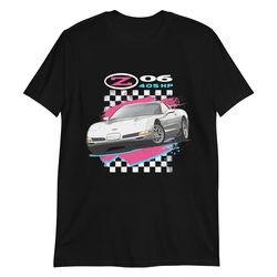 Corvette C5 Z06 Retro 80s Aesthetic Car Graphic Tee T-shirt8538