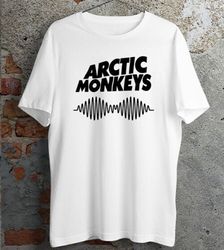arctic monkeys tour t shirt festival sound wave rock band gift present tee6813