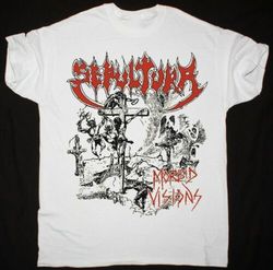 Collection Sepultura Reprint Cotton All Size White T Shirt1979