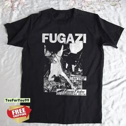 Gildan (S-5XL) Fugazi Band Black Unisex T-Shirt Size S-5XL Free Shipping