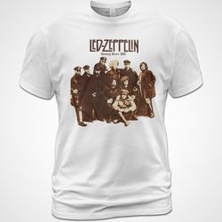 Cotton T-shirt Led Zeppelin Physical Graffiti Album Tee Robert Plant Jimmy Page3539