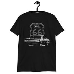 1966 Chevy Impala American Classic Car 66 Short-sleeve Unisex T-shirt7253