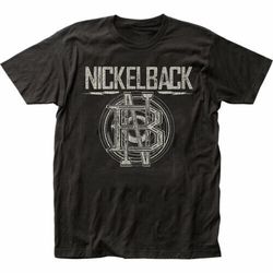 nickelback Logo Black Short Sleeve Cotton T-shirt Unisex Vm2955972