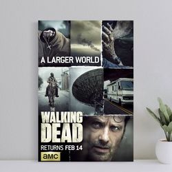 The Walking Dead Season 6 Movie Poster, Wall Art Film Print, Art Poster for Gift, Home Decor Poster, (No Frame)