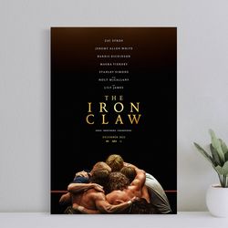 The Iron Claw (2023) Movie Poster, Wall Art Canvas Print, Art Poster for Gift, Home Decor, Love Gifts (No Frame)