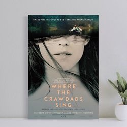 Where the Crawdads Sing Movie Poster, Wall Art Film Print, Art Poster for Gift, Home Decor Poster, (No Frame), No Frame