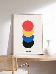Bauhaus Poster, Minimalist Poster, Bauhaus Poster, Abstract Art, Museum Quality Art Printing on Paper-8