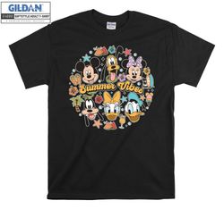 Vibes Disney Summer T-shirt Hoodie Kids Child Tote Bag Tshirt S-M-L-XL-XXL-3XL-4XL-5XL Gildan Oversized Men Women Unisex