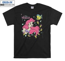The Little Mermaid Disney T-shirt Hoodie Kids Child Tote Bag Tshirt S-M-L-XL-XXL-3XL-4XL-5XL Gildan Oversized Men Women
