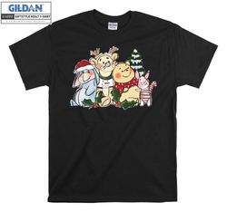 Winnie the Pooh Christmas T-shirt Hoodie Kids Child Tote Bag Tshirt S-M-L-XL-XXL-3XL-4XL-5XL Gildan Oversized Men Women
