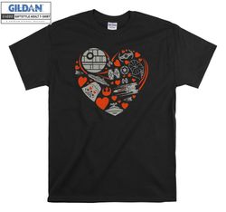 Valentine's Day Heart Galaxy T-shirt Hoody Kid Child Tote Bag Tshirt S-M-L-XL-XXL-3XL-4XL-5XL Gildan Oversized Men Women