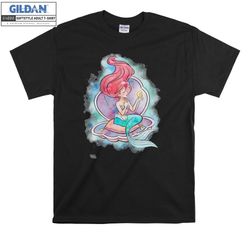 The Little Mermaid Ariel Cute T-shirt Hoody Kid Child Tote Bag Tshirt S-M-L-XL-XXL-3XL-4XL-5XL Gildan Oversized Men Wome