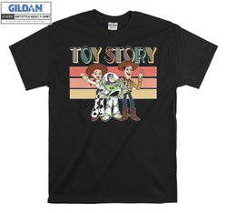 Vintage Toy Story Character T-shirt Hoodie Kids Child Tote Bag Tshirt S-M-L-XL-XXL-3XL-4XL-5XL Gildan Oversized Men Wome