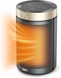 Dreo Space Heater, Portable Electric Heaters for Indoor Use with Thermostat, Digital Display, 1-12H Timer, Eco Mode