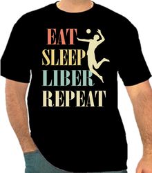 Eat Sleep Liber Repeat Png 300 DPI To Create Volleyball Design Instant Download