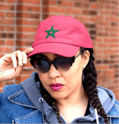 Hat Flag Moroccan, Cap Morocco, Best Gift For a Moroccan Friend, Moor Hat Cap Moorish Morocco.