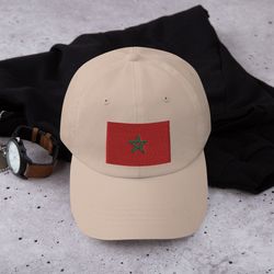 Morocco Cap Flag Hat Snapback, Moorish Flag Morocco moor, Best Moroccan Gift, Moroccan friendship family.