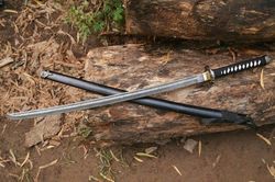 Custom Handmade Damascus/Steel Blade Katana Samurai Sword With Scabbard,gift for her,christmas gift,customized gift