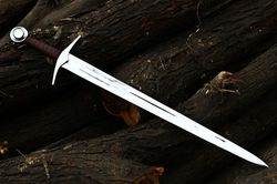 Handmade Viking Sword High Carbon Steel Medeival Knight Sword Sharp / Battle Ready sword,Templar Sword, Knight Arming